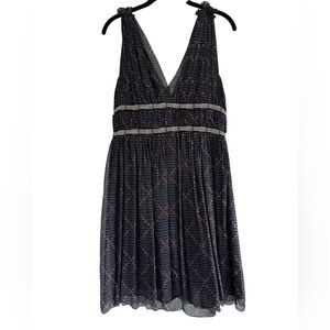Isabel Marant Blue Geometric Dress